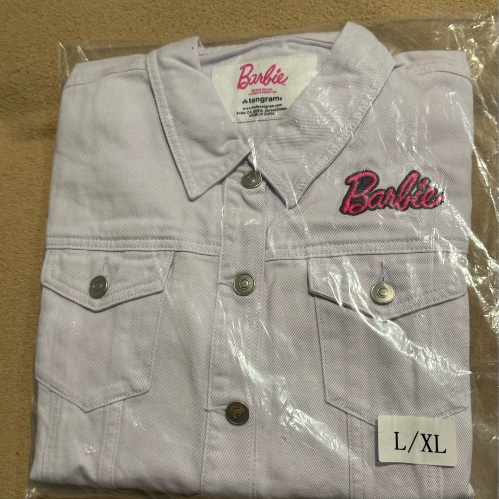 Barbie tour denim Jacket with Embroidery NWT